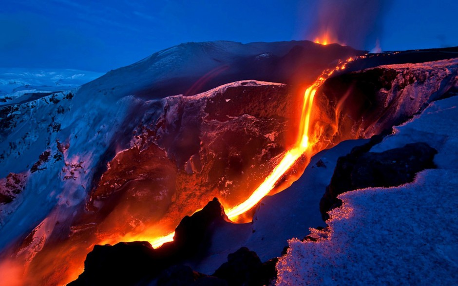令人震撼的大自然火山爆发高清图片
