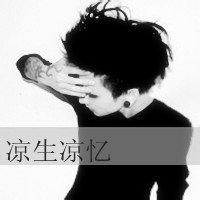 美女黑白伤感带字头像图片